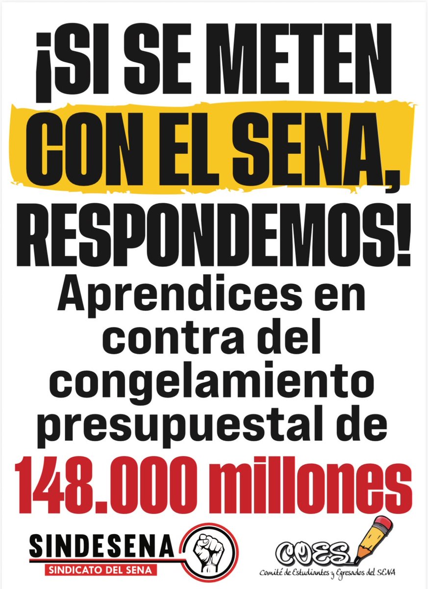 jospike2009's tweet photo. $598,5 millones tienen un destino: los aprendices. #ElSENAnoSeRecorta
#ElSENAnoSeRecorta https://t.co/BpHXqcoO25