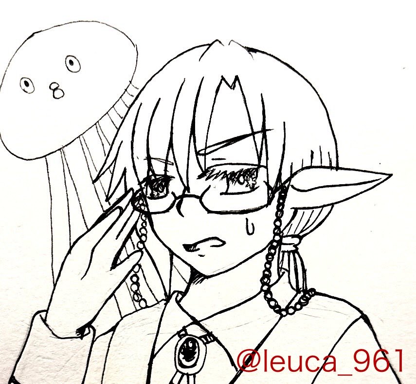 leuca_961's tweet photo. アルシアパパ、Twitter上では散々擦ってるけど顔がついてないんだよな〜と思ったので落書き。

そろそろイラストも頼まねばですね。 https://t.co/XqLOz19KgY