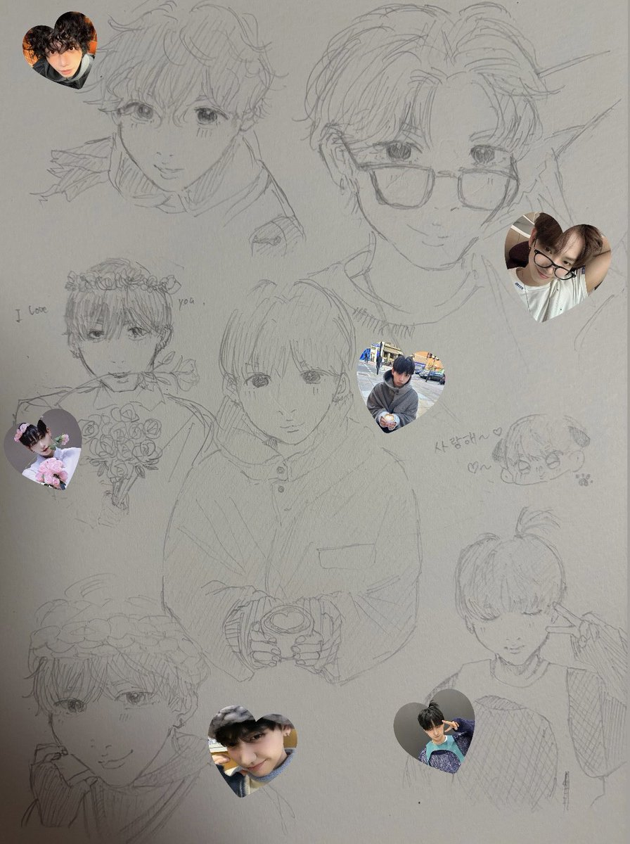 3oelmoo's tweet photo. 全員同一人物なんだけど好きなアイドルの子描いたから大公開✨✨📮😻久しぶりに描いたから体力の消耗やばい https://t.co/hibUZi7EYX