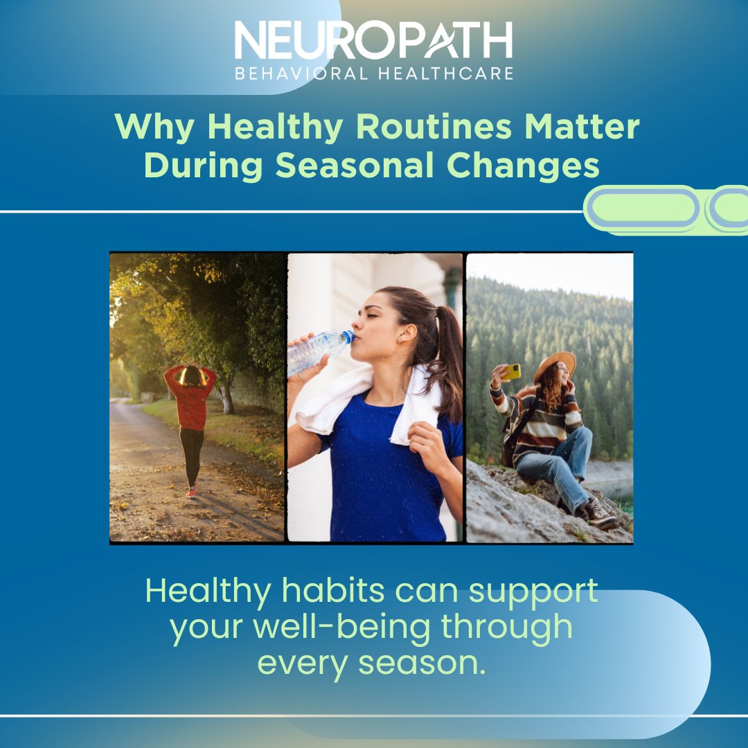 NeuropathH's tweet photo. 🍂 Seasonal changes can be a great opportunity to refresh your routine.

Simple habits like staying active, getting enough rest, and making time for yourself can help support your overall well-being.

What healthy habit helps you stay on track during a new season?

#HealthyHabits #Wellness #TeamNeuropath #PersonalGrowth