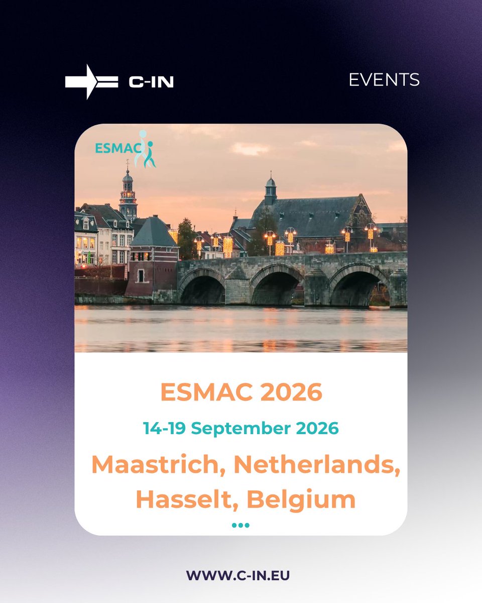 cin_eu's tweet photo. ✨️ It’s a wrap on #ESMAC2026!

For the very first time in C-IN history, we took on the unique challenge of organizing one single conference across two different locations - bridging Maastricht, Netherlands and Hasselt, Belgium!

#ESMAC2026 #cinteam #EventManagement https://t.co/KhKzulVhyt