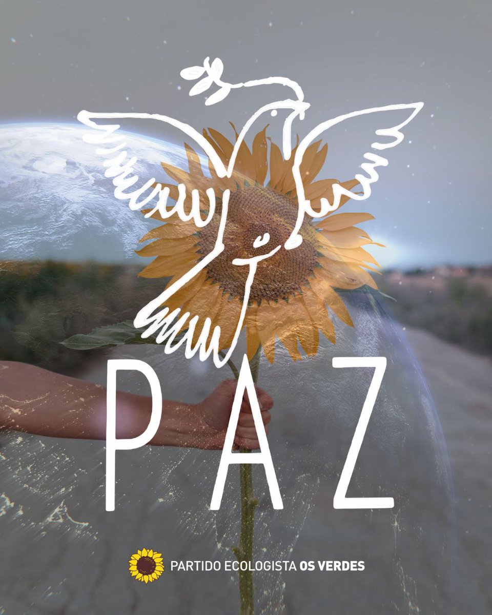 OsVerdes's tweet photo. No dia Internacional da Paz, Os Verdes assumem que a luta que urge travar, é a do pacifismo! https://t.co/HRB19IBgY2