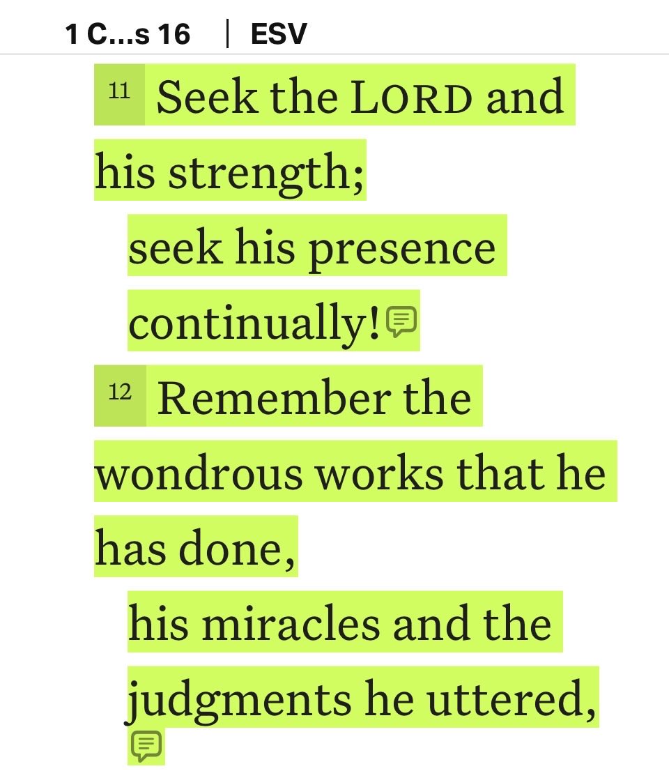 IslandP_'s tweet photo. 1 Chronicles 16: 11-12. https://t.co/69Uq9oZnmO
