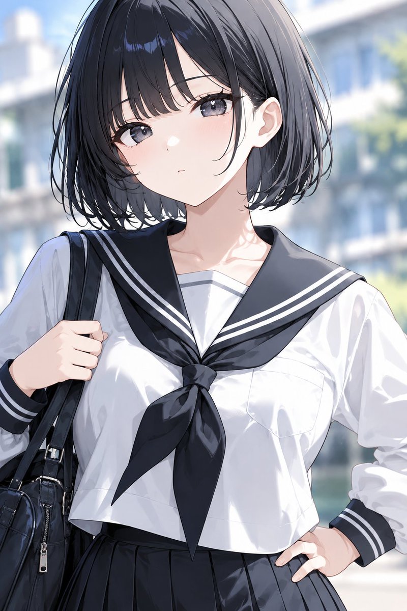 kasumin1008sub's tweet photo. #うちの子学生服
「早く来てよ！遅刻しちゃうよ」
優等生気質なみほりんちゃん
#AIart️️️️️️️️️️️️️️️️️️️️️️️️️️️️️️️️️️️️️️️️️️️️️️️️️️️ https://t.co/f9zVRsYAer