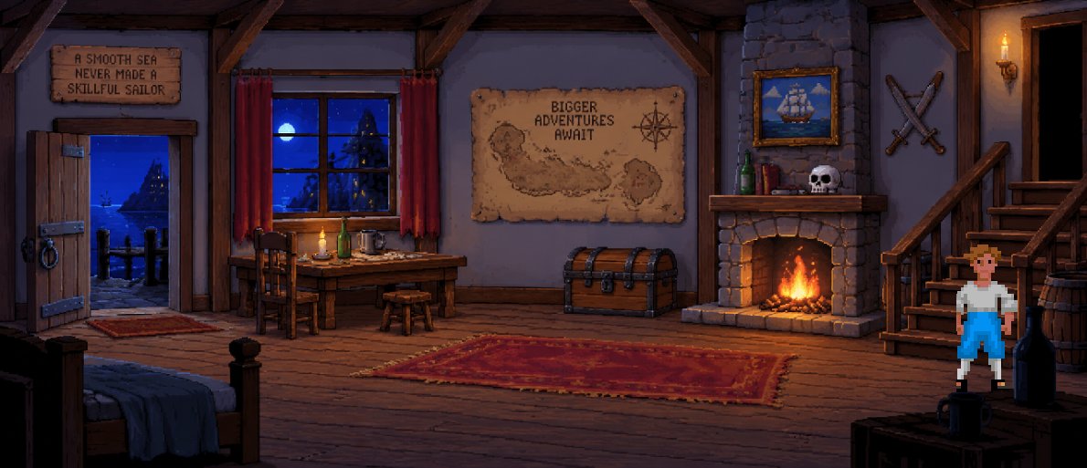CraftDnClick's tweet photo. Big updates to my Point & Click Creator today! 🏴‍☠️🎮

✅ Multiple walk areas
✅ Perspective character scaling
✅ Per-area scaling controls
✅ Autosaving
✅ Undo/Redo
✅ Room layers + locking
✅ Precision positioning
✅ Duplicate rooms
✅ Full game testing
Getting closer to a proper classic adventure game creator! 🐒🖱️