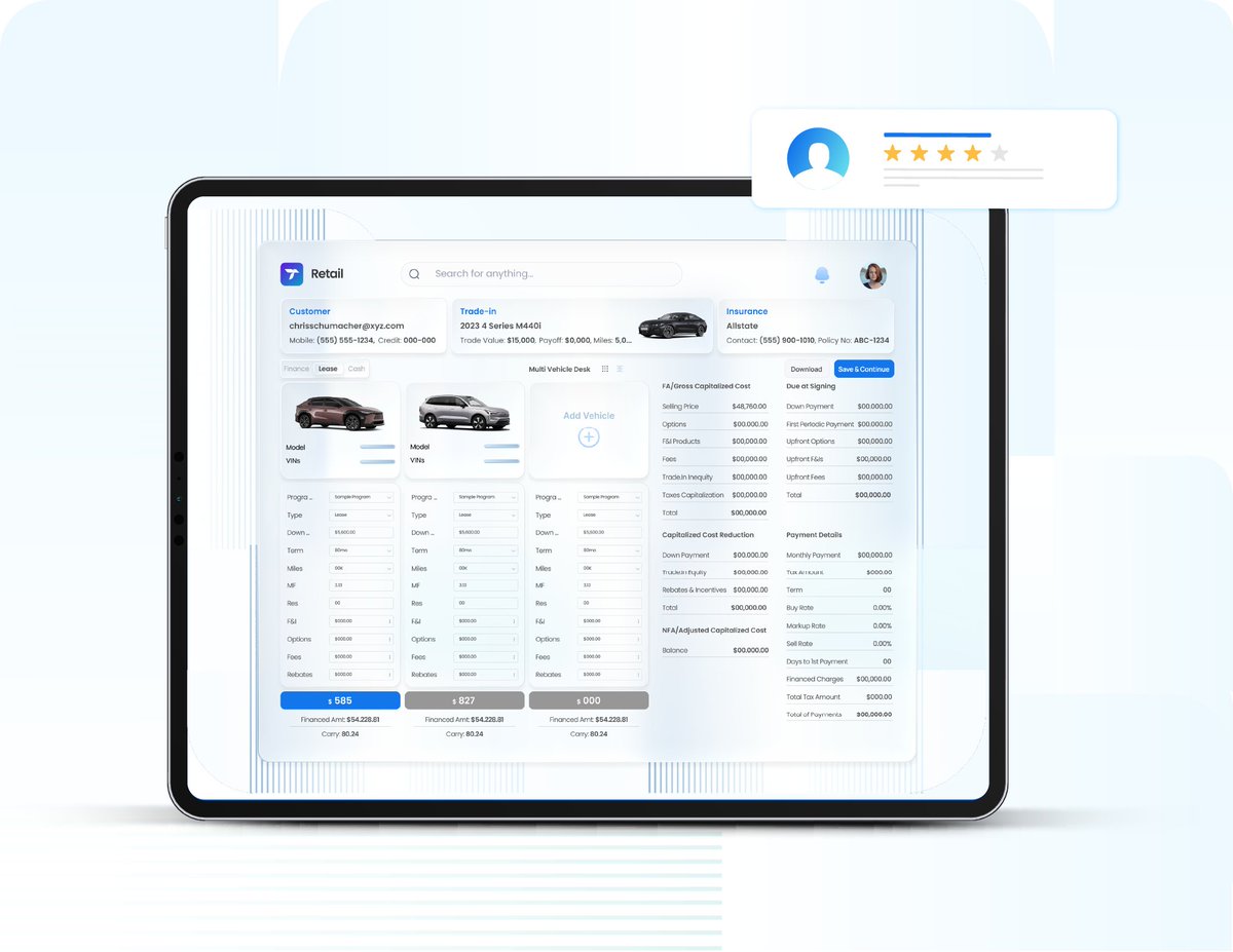 NETSOLTech's tweet photo. A car buyer builds their deal online at 11 PM. Rebate applied, trade-in factored in, taxes and fees included. It looks solid. Then they walk into your F&I office the next morning and the number moves.

That gap isn't a website problem. It's a rules problem. Rebates stack, cancel out and shift depending on the finance product a buyer chooses. Tax and fees change from state to state, sometimes even block by block within the same state. When your online payment tool estimates instead of calculates, every buyer who trusts that number arrives at the desk with a figure that doesn't hold up.

The fix isn't a flashier front end. It's a single system where incentives, tax and F&I logic all live in one place, so the website and the desk are never working from two different pictures.

Read the full breakdown: 
https://t.co/SrNH3tDFDZ

#netsoltech #automotive #digitalretail #dealergroups #dealerships #automotiveretail #paymentaccuracy #fandidesk #incentivemanagement #customerexperience #dealertechnology #transcendretail #transcendplatform #techinsights