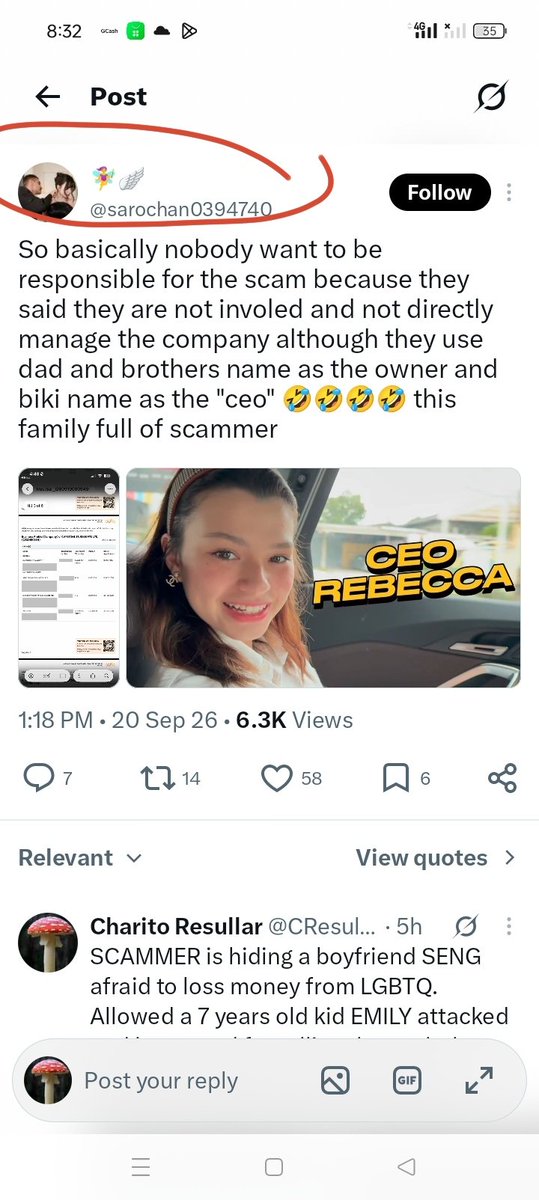 CResullar38287's tweet photo. URGENT 🦺 FREEN fans deliberately DEFAMING BECKY name everyday even tagging Becky brands @beckyentofc  @AngelssBecky  @RichieArms22178  @beckyfanclub05  do something to protect Becky. Sue them. Check there names 👇 https://t.co/tA9xHpi6e4