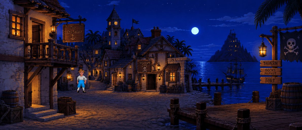 CraftDnClick's tweet photo. Big updates to my Point & Click Creator today! 🏴‍☠️🎮

✅ Multiple walk areas
✅ Perspective character scaling
✅ Per-area scaling controls
✅ Autosaving
✅ Undo/Redo
✅ Room layers + locking
✅ Precision positioning
✅ Duplicate rooms
✅ Full game testing
Getting closer to a proper classic adventure game creator! 🐒🖱️