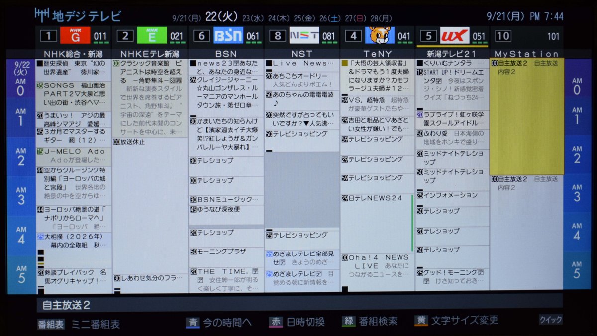 okopuu597's tweet photo. 昔はテレビのアンテナ端子にゲーム機やビデオデッキを
つないでVHFの2chなどで映していました
XHEAD-2の出力は初期値でUHF13chなので
弥彦山送信所のNHKと競合します
13ch NHK教育 ② 
15ch NHK総合 ①
17ch BSN新潟放送 ⑥
19ch NST新潟総合テレビ ⑧ 
23ch UX新潟テレビ21 ⑤
26ch TeNYテレビ新潟 ④ https://t.co/ziafVnicoT