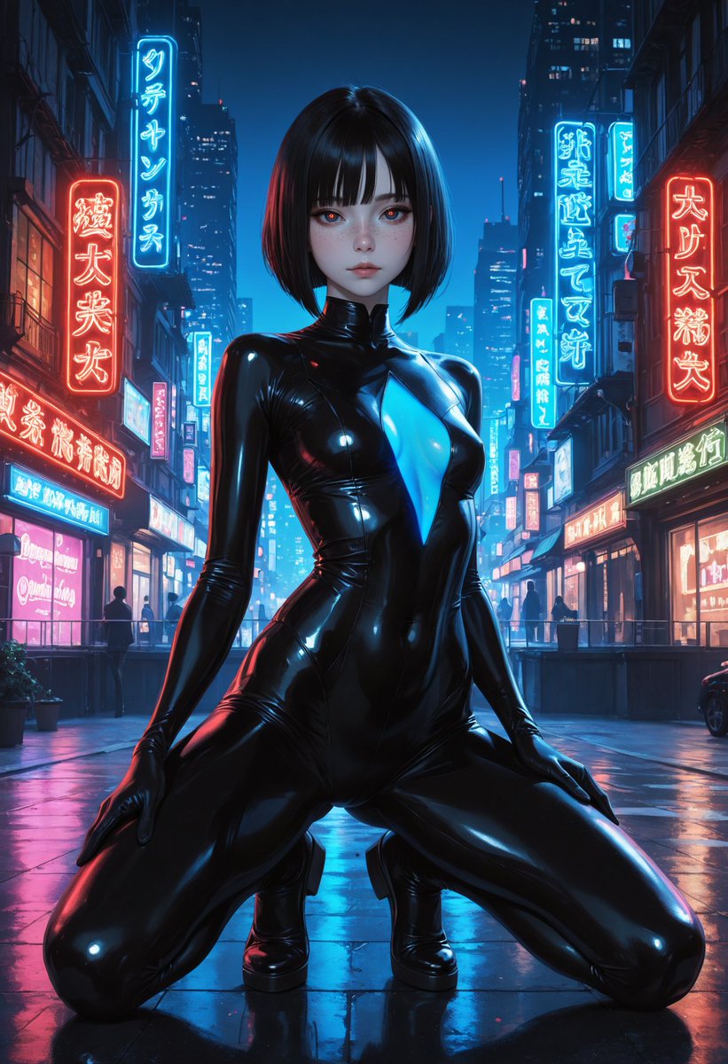 my_racer's tweet photo. Pure electric power 🏙️

⚡️created with @DedgoroArt 
.
.
#dedgoroart #aiart #aicyberpunkgirl https://t.co/mDLNhBcTSU