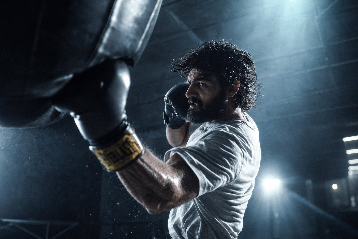 yagnamurthy's tweet photo. ‘RX 100’తో హీరోగా మంచి గుర్తింపు తెచ్చుకున్న కార్తికేయ గుమ్మకొండ, రెండేళ్ల విరామం తర్వాత ‘Comeback’ సినిమాతో ప్రేక్షకుల ముందుకు రానున్నారు.

ఈ చిత్రంలో ఆయన హీరోగా నటిస్తుండటమే కాకుండా దర్శకుడిగా కూడా అరంగేట్రం చేస్తున్నారు.
సెప్టెంబర్ 21న తన పుట్టినరోజు సందర్భంగా #Comeback ను అధికారికంగా ప్రకటించడంతో పాటు, ప్రత్యేక గ్లింప్స్‌ను వి���ుదల చేశారు.

గ్లింప్స్‌లో #Kartikeya బాక్సర్ పాత్రలో కనిపిస్తూ స్కిప్పింగ్, బాక్సింగ్ చేస్తూ ఆకట్టుకున్నారు.

విజయ్ బుల్గానిన్ అందించిన బ్యాక్‌గ్రౌండ్ స్కోర్ గ్లింప్స్‌కు మరింత బలాన్ని చేకూర్చగా, కార్తికేయ లుక్, ఫిట్‌నెస్ ప్రత్యేక ఆకర్షణగా నిలిచాయి.

కార్తికేయ క్రియేటివ్ వర్క్స్ బ్యానర్‌పై ఆయన భార్య లోహితా రెడ్డి నిర్మిస్తున్న ఈ చిత్రానికి కథ, దర్శకత్వం కార్తికేయ గుమ్మకొండ అందిస్తున్నారు.