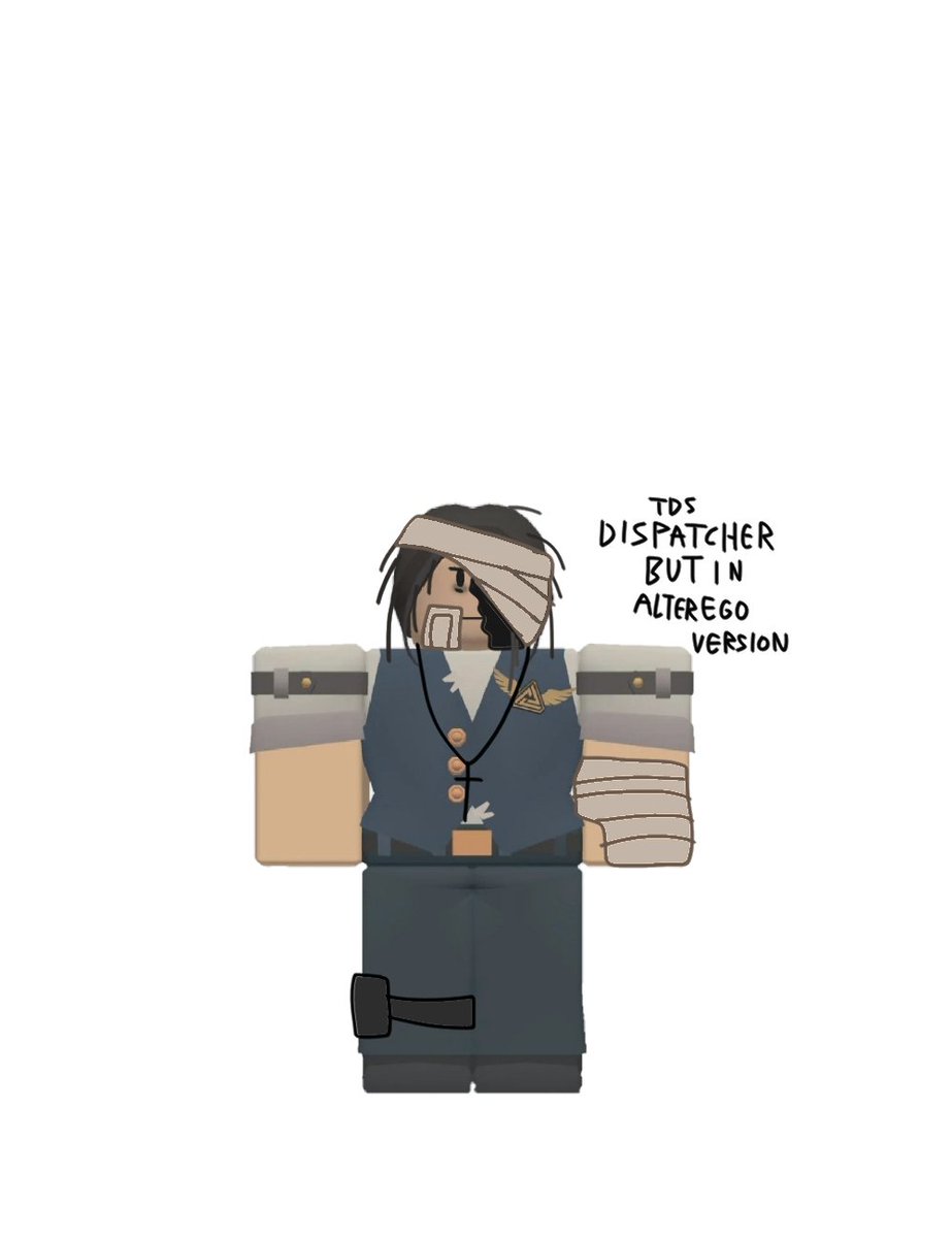 UwU_Cat_iskat's tweet photo. I made alter ego dispatcher for alter ego #towerdefensesimulator #alterego BUT YOU DON'T SAY WHERE HER EYES BECAUSE ITS HER AE DESIGN AND DON'T SAY CORNY https://t.co/lyOZ3lhBA7