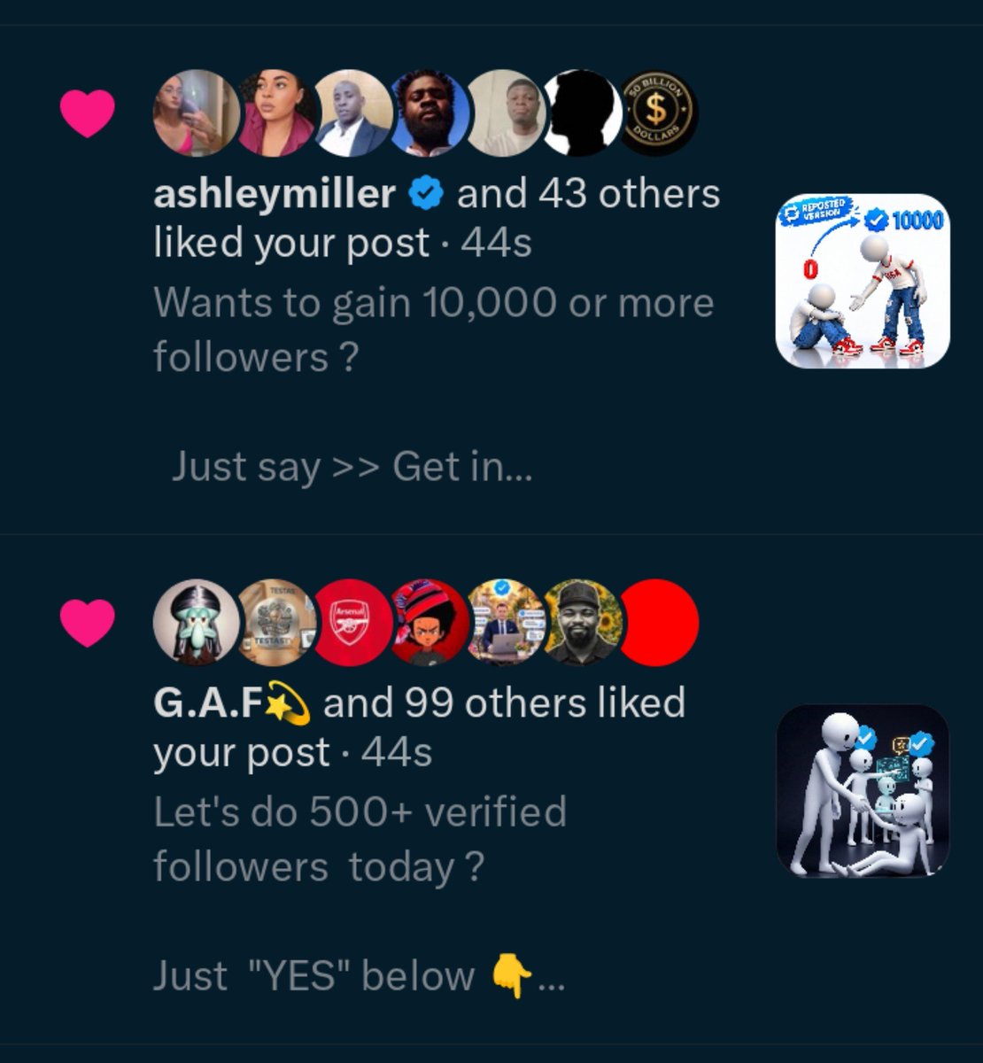 Chisom95109689's tweet photo. Want quick 300+ real followers this afternoon ? 

Drop "let's go" 

I'm here to boost your page today 💯🚀🤝 https://t.co/4zutaT7J3q