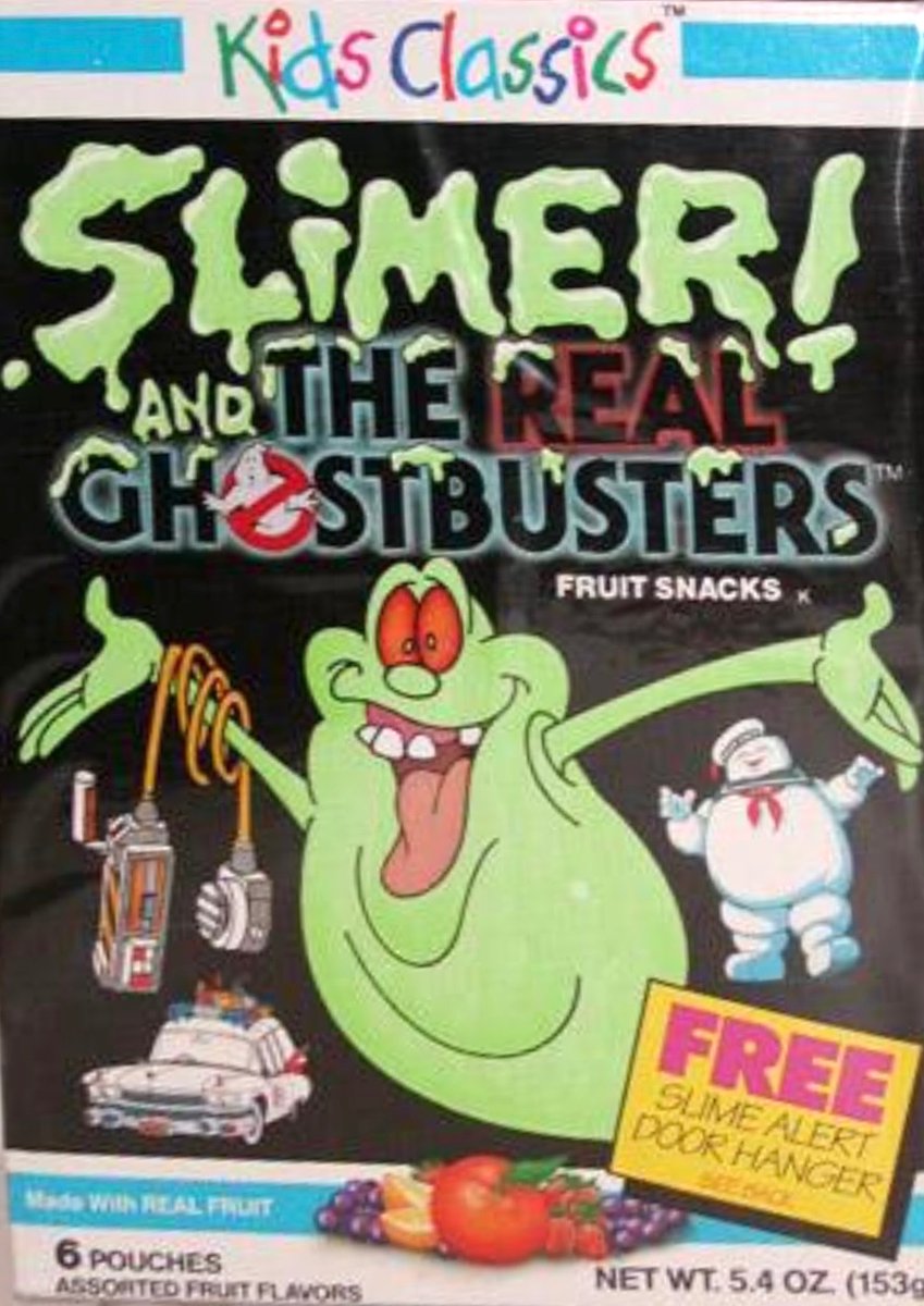 toys_retro's tweet photo. Slimer &amp; The Real Ghostbusters Fruit Snacks! 👻🍬 Free Slime Alert Door Hanger!
#Ghostbusters #Slimer #RetroSnacks #VintageFood #80sNostalgia #TheRealGhostbusters https://t.co/7VmTIVXvMO