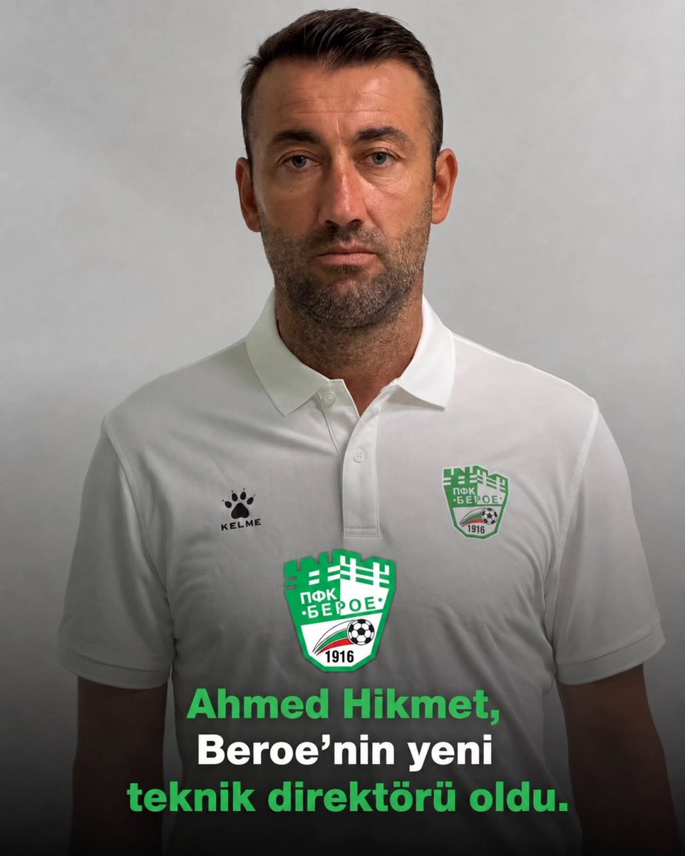 BalkanFutbolu's tweet photo. 🇧🇬🇹🇷 | Bulgaristan 2. Ligi ekiplerinden Beroe, takımın başına 41 yaşındaki Şumenli teknik direktör Ahmed Hikmet’i getirdi.

Hikmet, yıllar sonra formasını giydiği Beroe’ye bu kez teknik direktör olarak geri döndü. Şumenli teknik adam, yeni takımında başarı hedefliyor. https://t.co/nseYBzXGE5