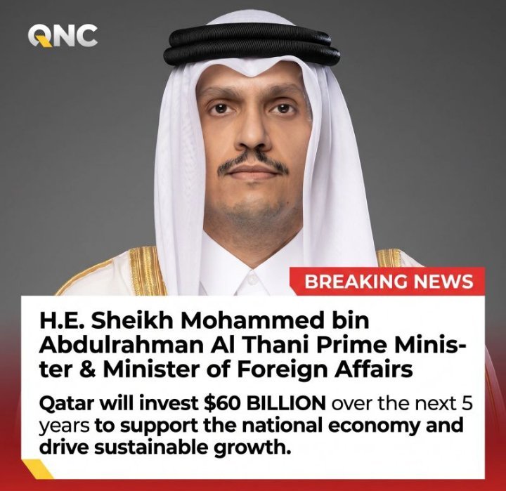 Flexycoll6's tweet photo. $60B+ in Qatar’s upcoming investment opportunities. 🇶🇦

Sidra Chain has been building for years. Patience built the foundation. Resilience kept the community alive.

Now watch closely, #SidraFamily. 
The next $USDT and $USDC chapter could be the one everyone remembers. https://t.co/BDEu9B8QRb
