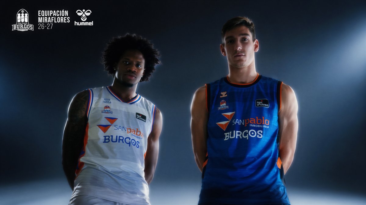SanPabloBurgos's tweet photo. NOTICIAS | El escudo del San Pablo Burgos, protagonista en las nuevas equipaciones hummel @hummelspain 

➡️ Nuestra piel para la temporada 2026/27 de Liga Endesa @ACBCOM y BKT @EuroCup porta un homenaje a la Cartuja de Miraflores

📝 https://t.co/cm4LW59UDd

💙 https://t.co/f9mFOZgrB8