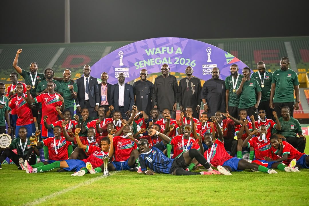 Game_on001's tweet photo. We beat Senegal 🇸🇳 to be crowned WAFU U17 CHAMPIONS 

Vamos GAMBIA 🇬🇲 https://t.co/ieoXbSfvVz