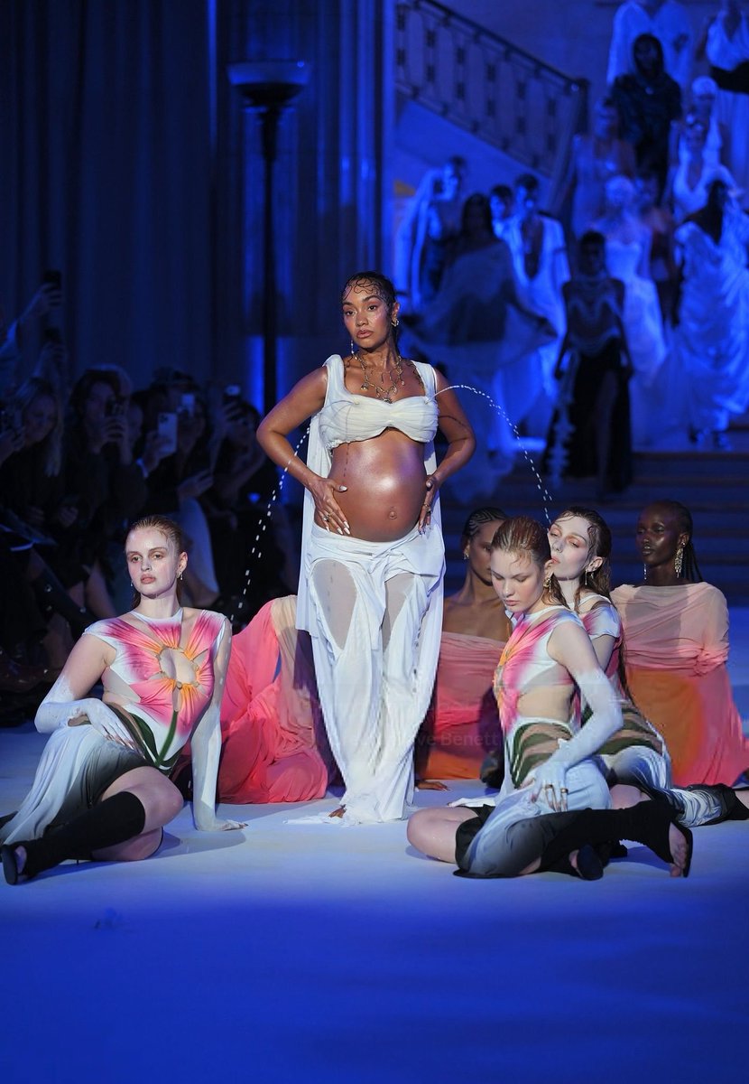 LAPManagement's tweet photo. "We are pregnant with our own self. We give birth to different versions of ourselves when we grow too large inside us to be hidden and then again will be reborn.” — Di Petsa

#LFW #LondonFashionWeek https://t.co/gs0f0NzKa3