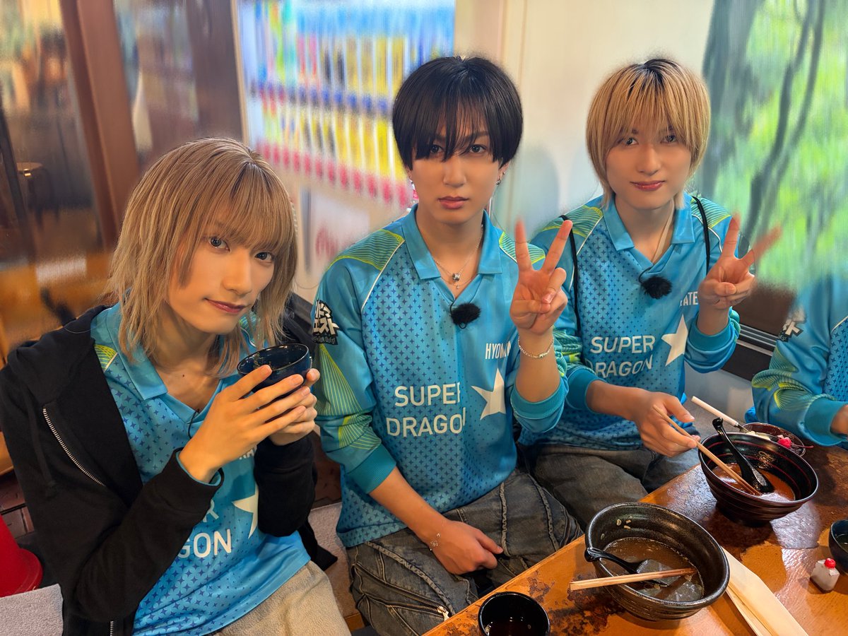 Supdra_staff's tweet photo. #いつかの 
#スパドラ #SUPERDRAGON 
#柴崎楽 #池田彪馬 #飯島颯 https://t.co/RVGHAZv5QY