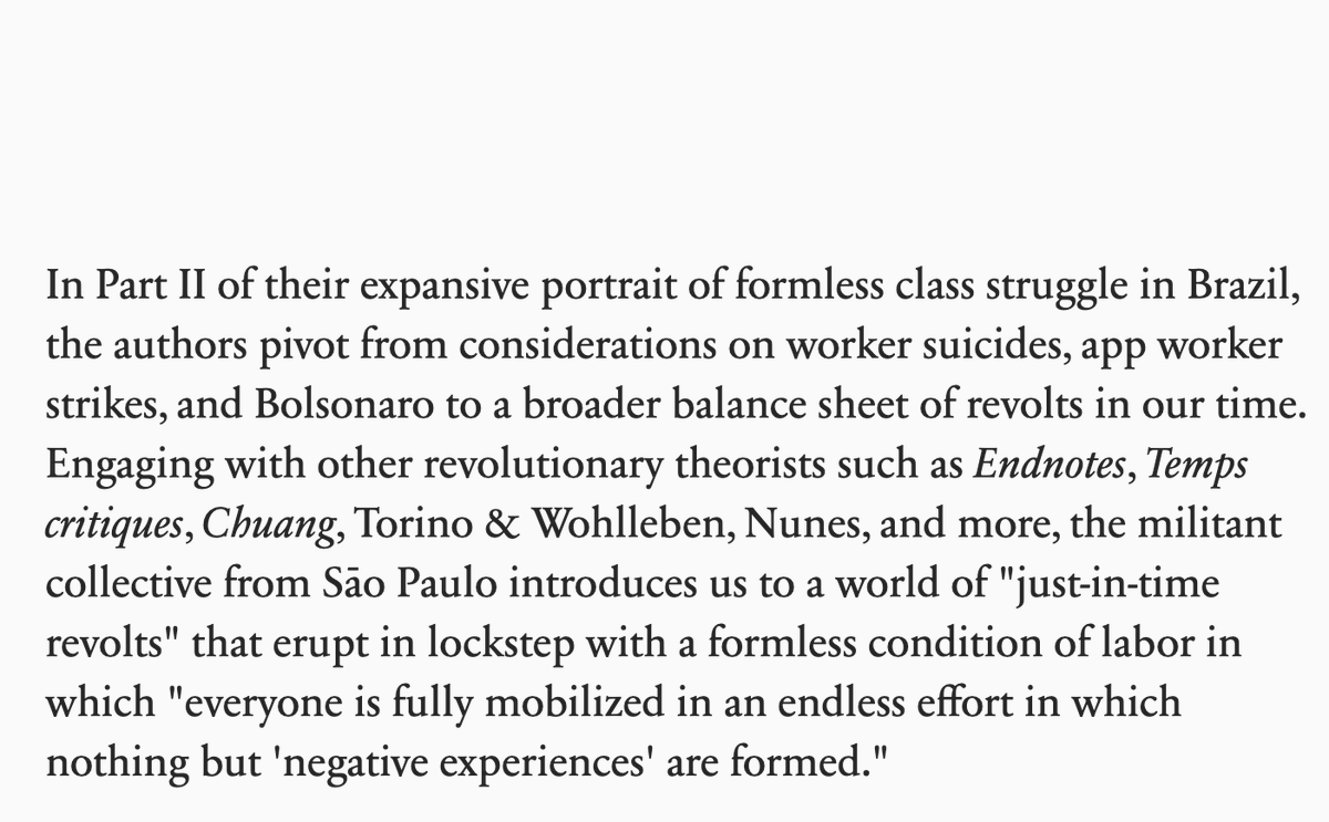illwilleditions's tweet photo. Regarding the DoorDash driver shot by ICE in Austin, TX, this double essay from Brazil offers a powerful reflection upon new kinds of strikes, sabotage, and disruption available to app drivers. 
https://t.co/j4Qi8JxrJ1 https://t.co/1ESVqSrawi