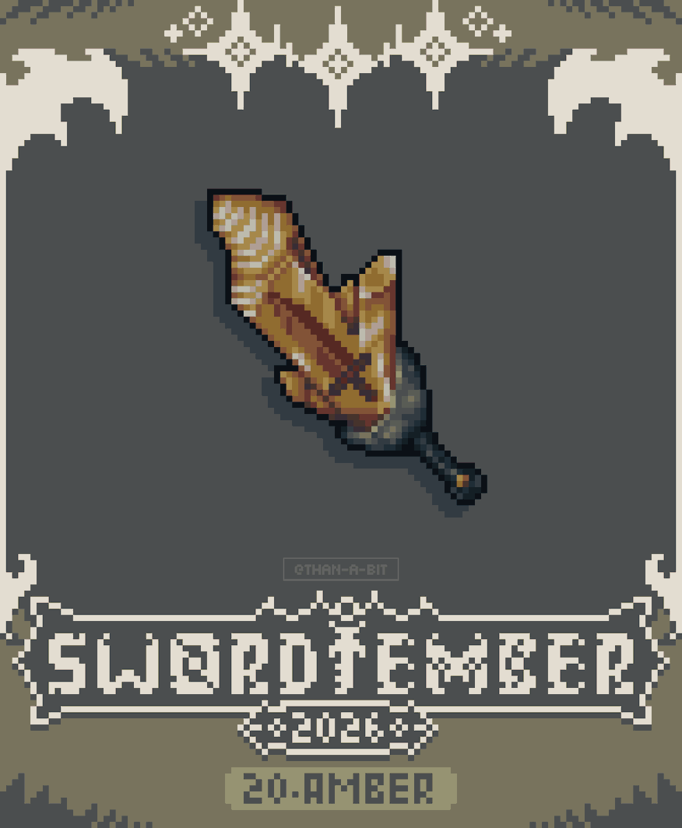turn3ase's tweet photo. Blast from the past!🕑

Aseprite – 64x64 px – Swordtember
#aseprite #pixelart #swordtember #swordtember2026 https://t.co/TmKHjXQtk9