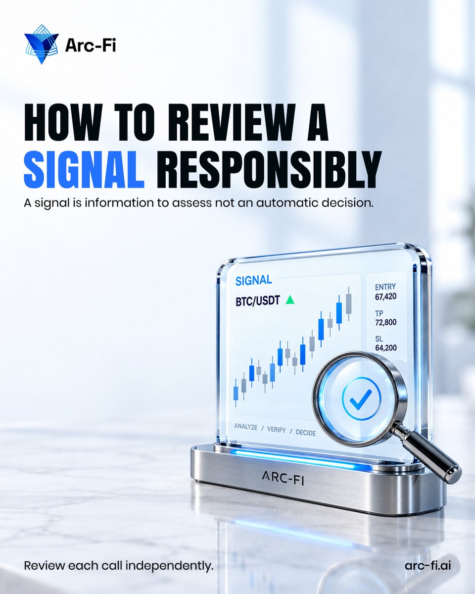 ArcFiLimited's tweet photo. Understand the signal before you act. 📊

Take a moment to review the information, understand the risk, and make your own informed decision.

Understand. Assess. Decide.

Explore Signal Pro at https://t.co/H7uFrQRNvh

#ArcFi #SignalPro #CryptoTrading #RiskManagement https://t.co/YvoBqjRk8n