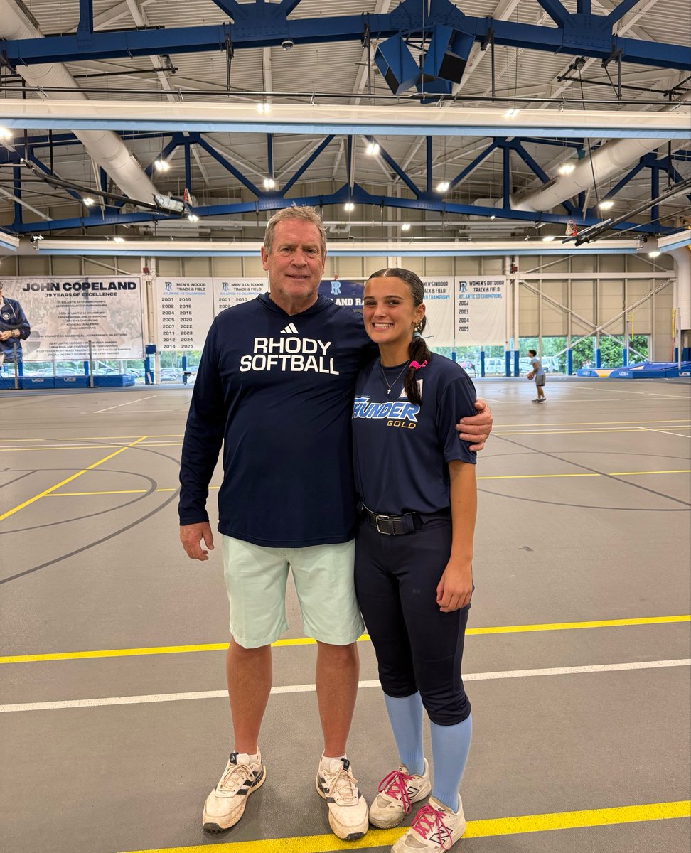 AverillMaarouf's tweet photo. Thank you @RhodySoftball for a great camp yesterday! I am grateful to have been able to work with you all and thank you for the instruction. Always working and improving! 
Thank you @theREALmcoutts @CaitlynFallon1 @epiergustavo @rainwater_2 

@RITG_Hopkins @CoachDocHop @thunderjam134 @BobRossiRITG