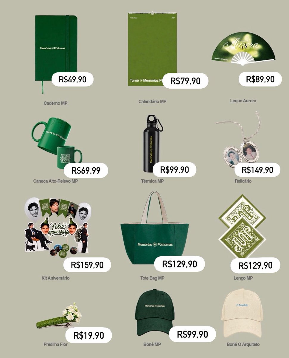 jaomagazine's tweet photo. Os valores dos itens abaixo também já está disponível! 💚

*Lembrando que, na Pop-Up, o parcelamento é em até 3x sem juros. 💳 https://t.co/ZJ2UqFHnMJ