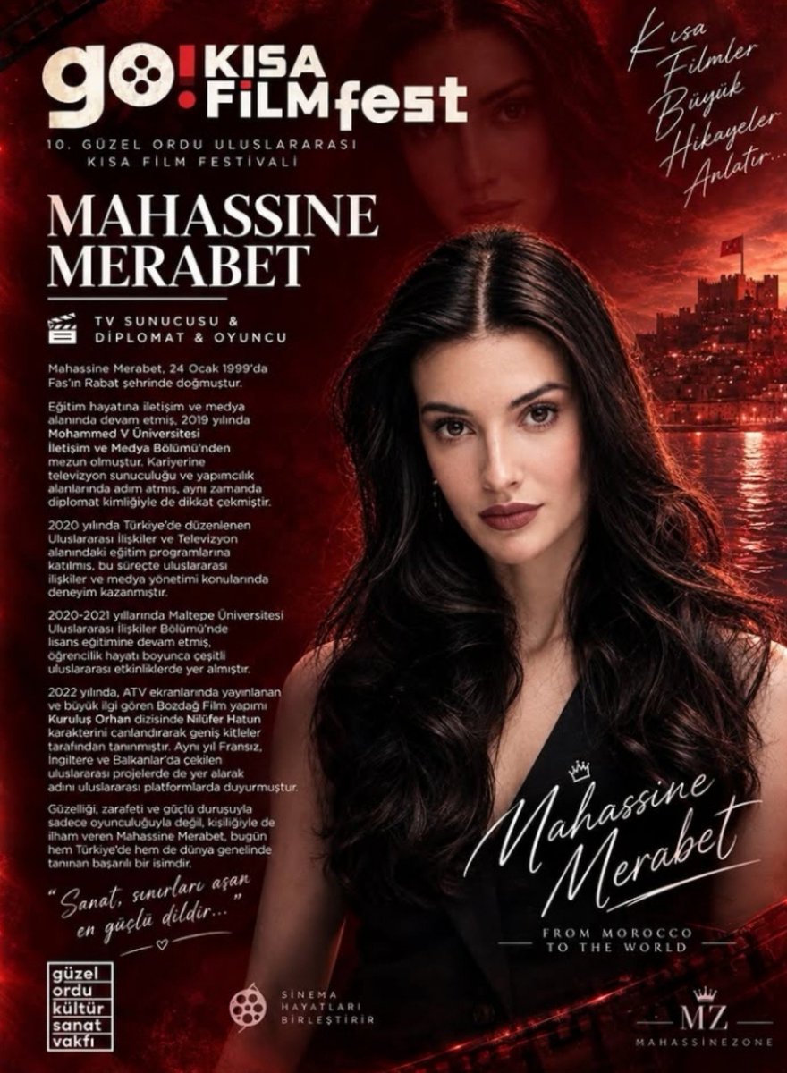 Gio_onni's tweet photo. It’s an honor seeing Mahassine Merabet take her rightful place on the jury of the 10th Güzel Ordu International Short Film Festival! ✨
@MahassineMrbt 

MahassineMerabet 
#MahassineMerabet https://t.co/eWvUuvQRKu