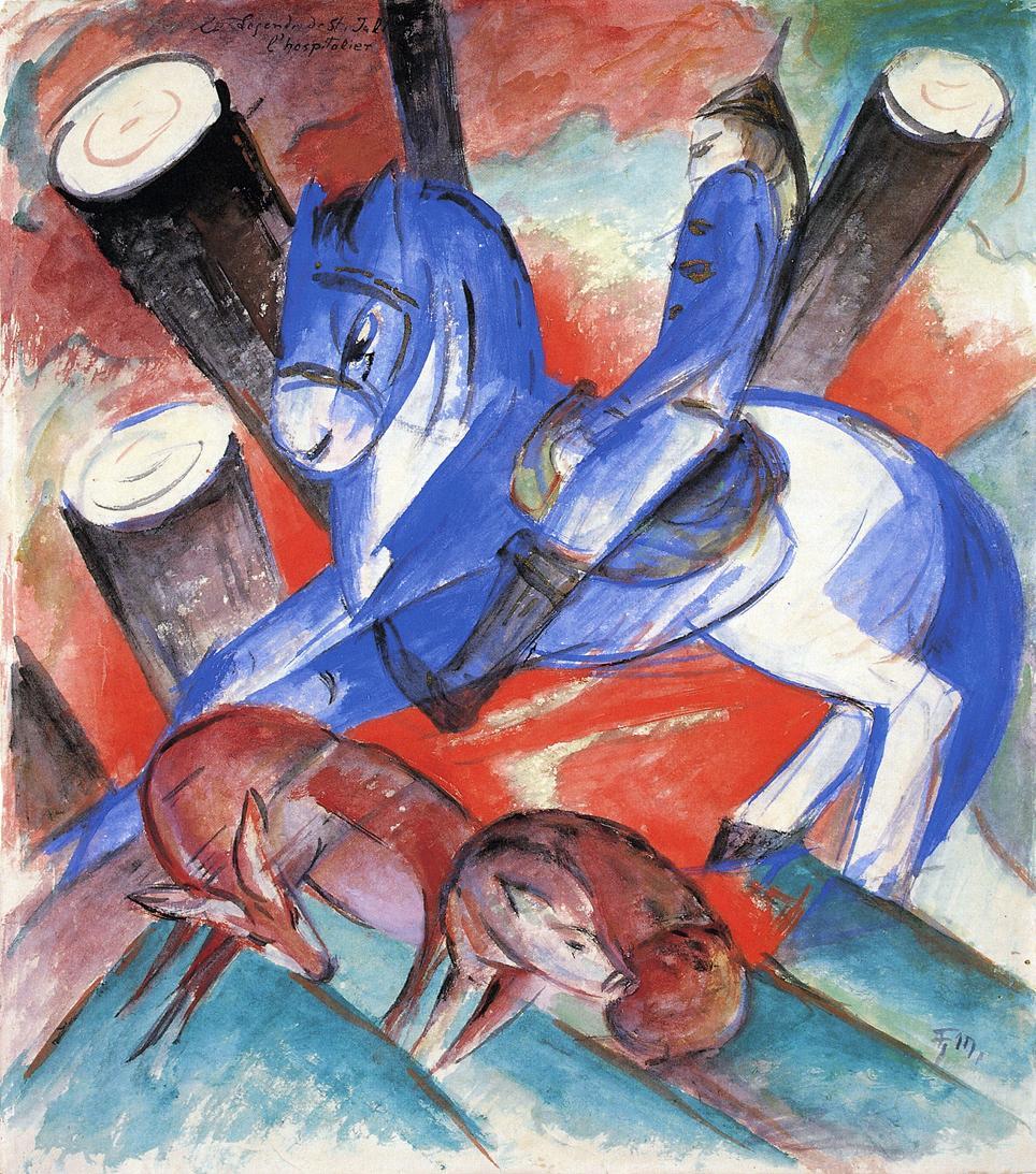 franzmarcart's tweet photo. St. Julian the Hospitaller #artbots #marc https://t.co/rrlr61OuvP