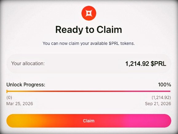 tokyouxbt's tweet photo. PERLE LABS AIRDROP CLAIM IS LIVE

If you were eligible for the @PerleLabs airdrop, your $PRL tokens were subject to a 6-month vesting period.

That period is now over.

You can now:

→ Claim your $PRL
→ Trade your tokens
→ Check your allocation

Claim here:
https://t.co/Z0KmUrfpWW

Current price: around $0.12

Not bad for an airdrop you didn’t pay for.

Did you qualify?