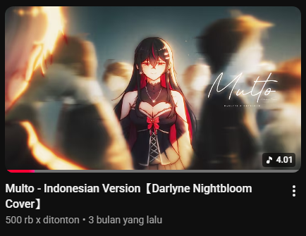DarlyneNBloom's tweet photo. OMG 500K VIEWS?!! Jujur aku ga nyangka banget cover ini bisa sampai 500K views🥹💗 makasih udah dengerin cover aku yaaaa!! yll made my day💗🥹🥹🥹🥹 https://t.co/mpKevL7klR