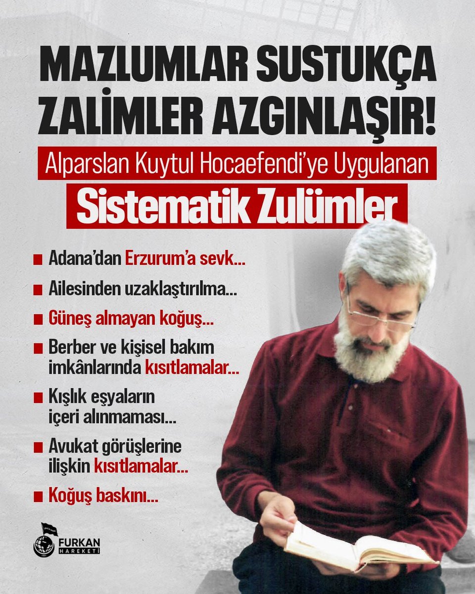 BraKocaer3's tweet photo. Susma sustukça sıra sana gelecek!

#Susmayacağız
AlparslanHocadan Mesaj
Susma SıraSanadaGelecek https://t.co/N0K0xBwCbp