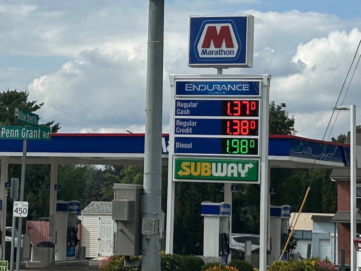 thatdayin1992's tweet photo. Gas prices if Iran developed nuclear weapons https://t.co/x3CMMLjyKQ