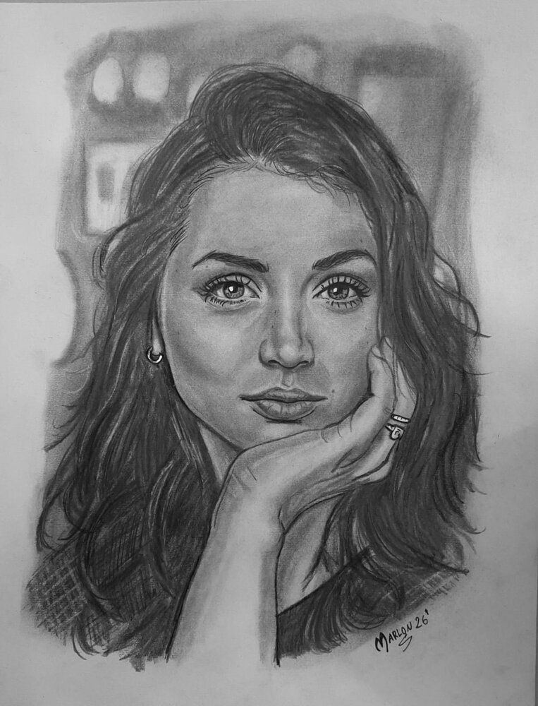 dibujando's tweet photo. Retrato de Ana de Armas (2026) Marlon Gonz Arts (2 imágenes), por marlongonzarts
https://t.co/VNTQSE7MMK

#retratos #tradicional #realista #lapiz https://t.co/beV6U6cqq2