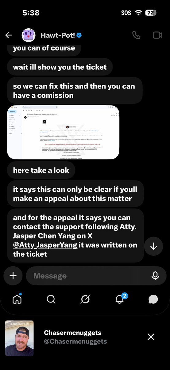 HomeCooking69's tweet photo. Elon Musk!! X SUPPOT OR WHATEVER!! You got a scammer that’s scamming people stealing  their accounts !!! Do something about it DAMNIT! Here he is and here his page!! #elonmusk #GodMorning‌Monday #fcklive #ستمبر27_فیصلہ_کن_مارچ https://t.co/hrfJgH3iL6
