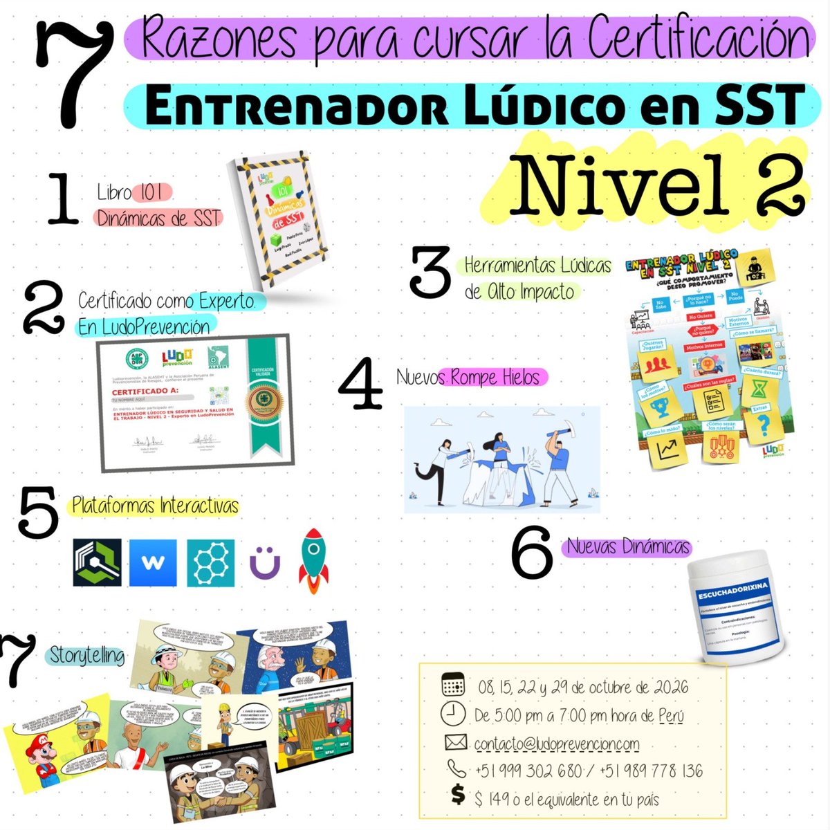 PabloJosePinto's tweet photo. Nos vemos en el nivel 2 de la certificación de Entrenador Lúdico en #SeguridadySaludenelTrabajo #hse #seguridadysaludocupacional #ssoma #hseq #seguridadindustrial https://t.co/ngqXpSYhgL