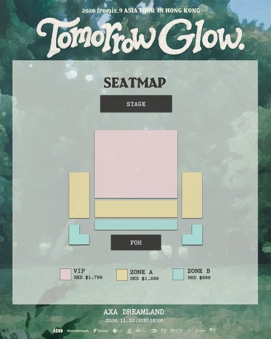 affqluq's tweet photo. 2026 fromis_9 ASIA TOUR IN 香港　
HONG KONG🇭🇰 〈Tomorrow Glow〉 
2026 11/22
AXA DREAMLAND 
チケット　代行

1/2/3/4/5/6列以内

ご希望の方はDMください https://t.co/XX85rB88QV