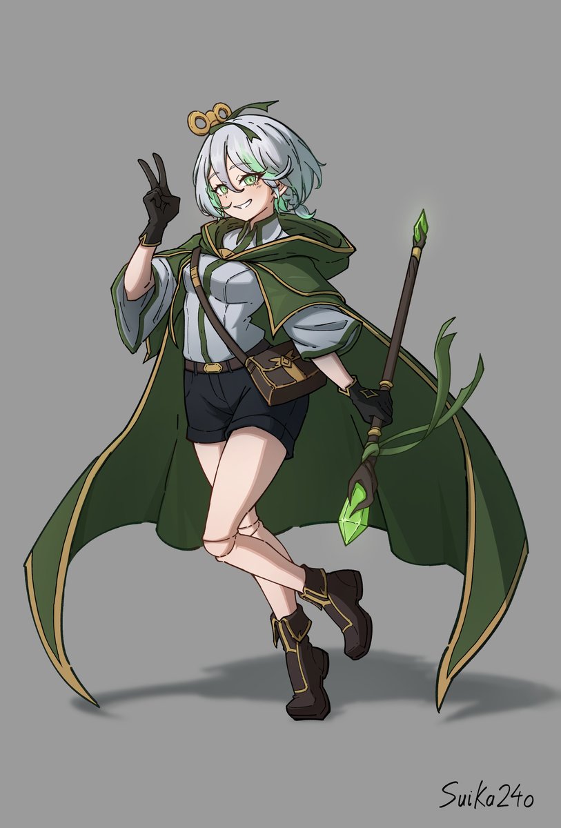 Suika24oo's tweet photo. Weekly Submission 2 
Tried drawing Cecilia in a custom fantasy outfit this week!
This was way harder than I expected and took me so much longer than I thought 
Hopefully I can do an even better one next week!
#fanart #Immergination #hololive https://t.co/7zIXFp6ZuC