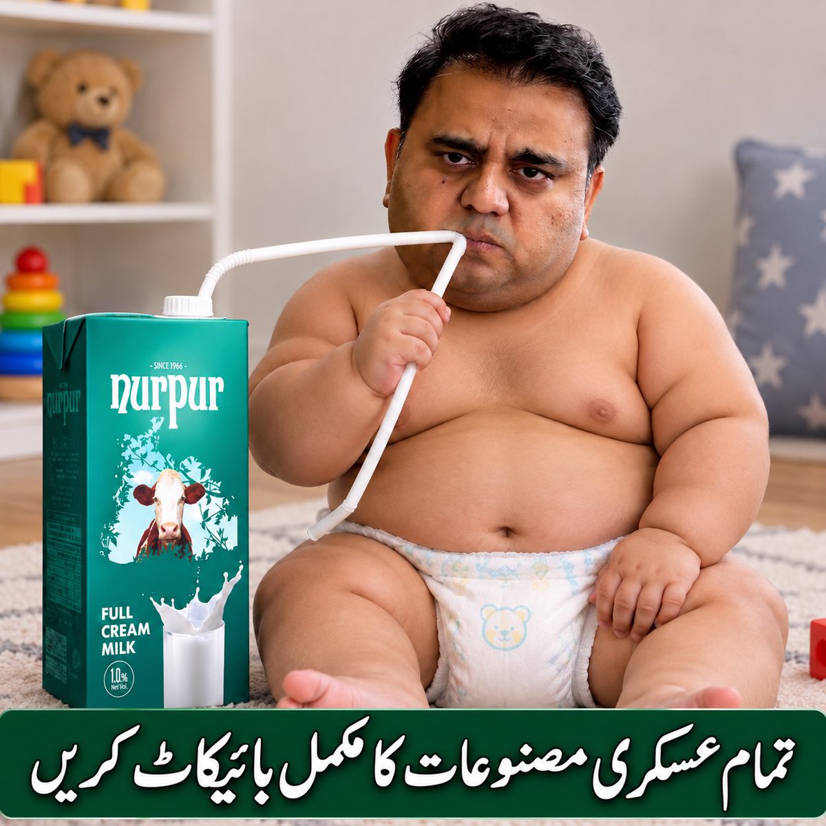 Shararti_Ai's tweet photo. تمام عسکری مصنوعات کا مکمل بائیکاٹ کریں  🖐️🖐️@fawadchaudhry https://t.co/0RJ74zyIji