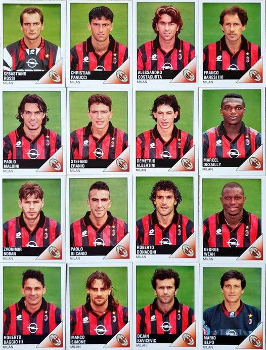 90sfootball's tweet photo. Milan had some team in the mid 90s! https://t.co/CQh8DJG8V3