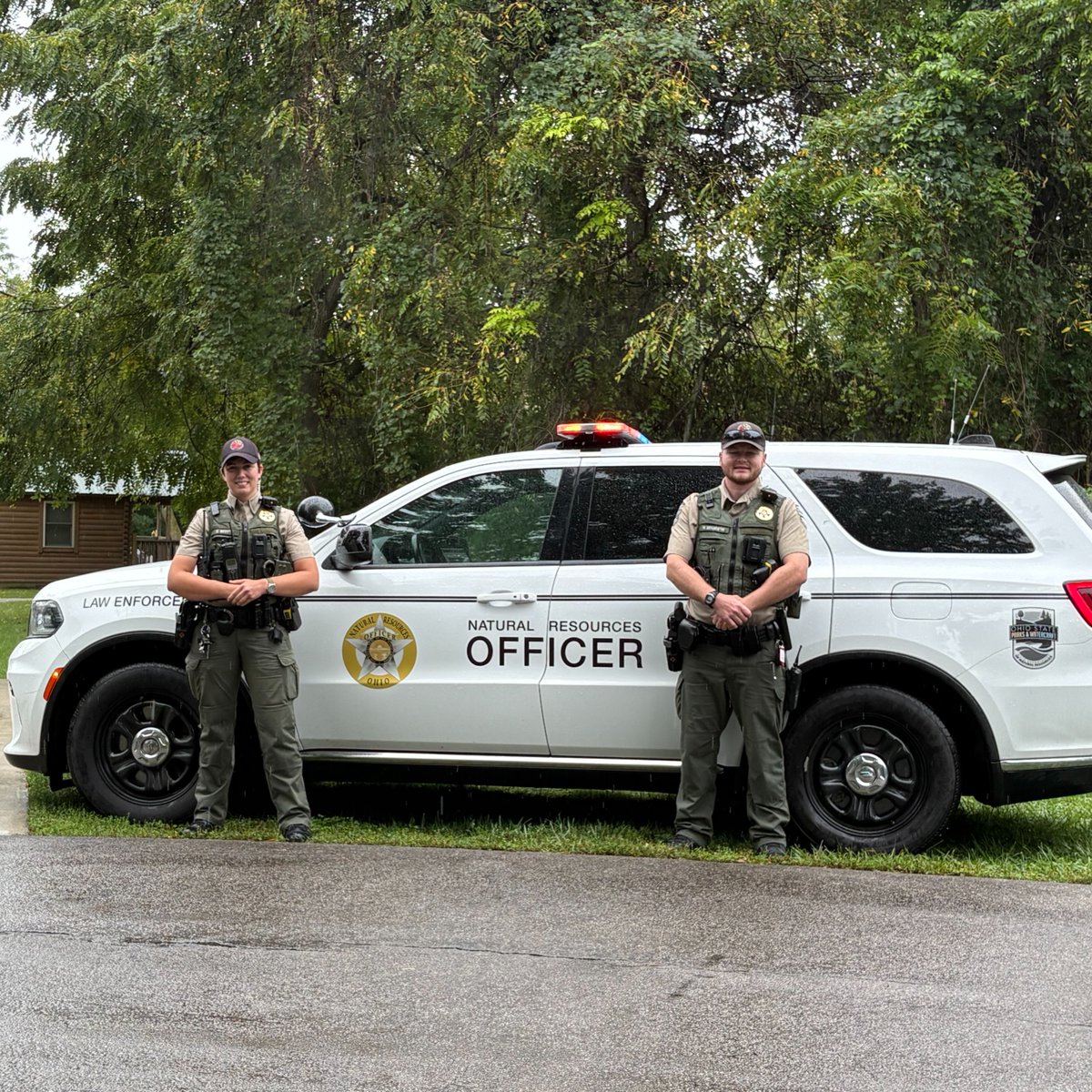 OHStateParks's tweet photo. NROs Erin Scott &amp; Hunter Dearsman answered a call on Sept. 4 at East Harbor State Park, providing lifesaving care to a visitor who had collapsed &amp; wasn’t breathing. With help from a Good Samaritan &amp; camp hosts, the visitor was stabilized for transport. Thank you for your service! https://t.co/rKS3OMHpib
