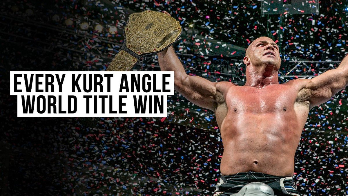 WWE_Vault's tweet photo. NEW UPLOAD | #WWEVault

Kurt Angle World Title Wins
Run time: 121 mins

v. Rock (No Mercy '00)
v. Booker T (Smackdown July '01)
v. Steve Austin (Unforgiven '01)
v. Big Show (Armageddon '02)
v. Show &amp; Brock Lesnar (Vengeance '03)
SD Battle Royal (Jan. '06)

https://t.co/jIjWOnf2Fc https://t.co/o2IwynHMGO