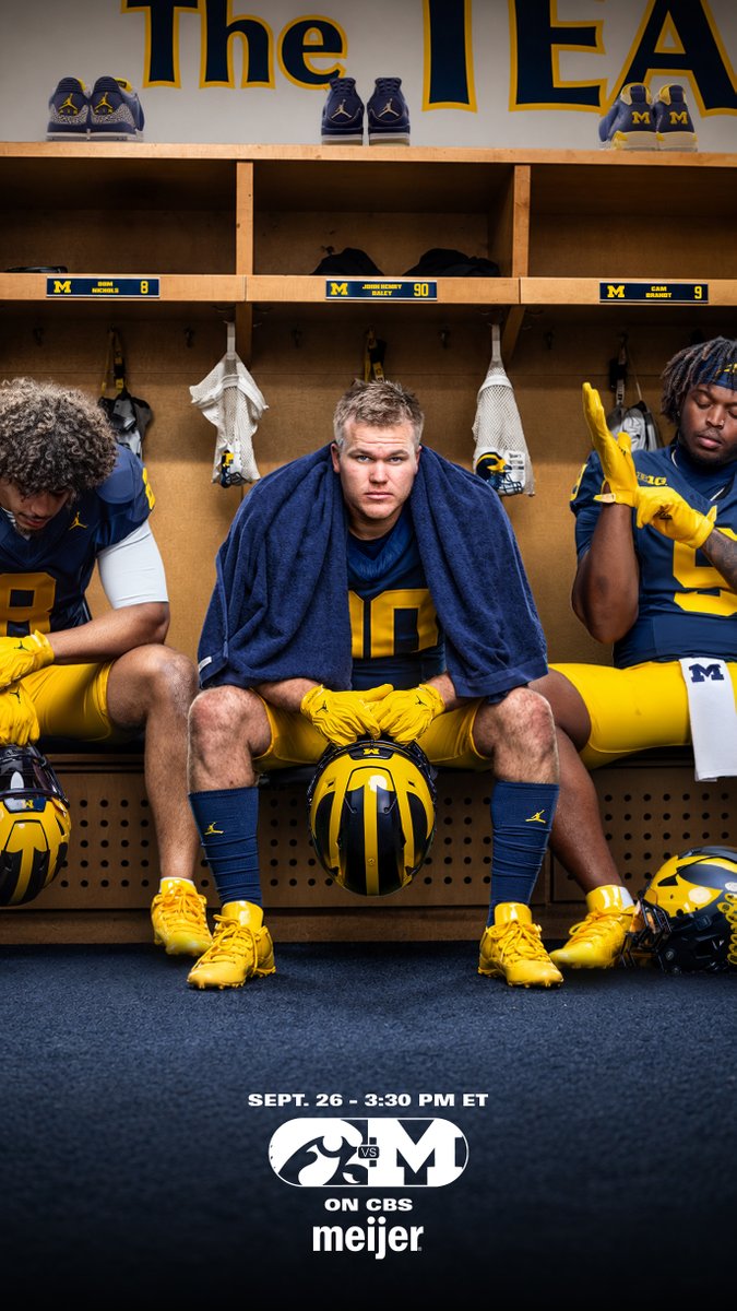 UMichFootball's tweet photo. Conference play opens up this weekend! https://t.co/ylUzh2HLgK