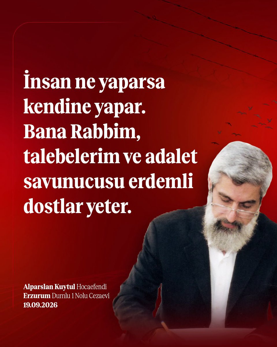 Ta2Nebahat's tweet photo. #Susmayacağız
AlparslanHocadan Mesaj
Susma SıraSanadaGelecek https://t.co/RHkI0jCC2z