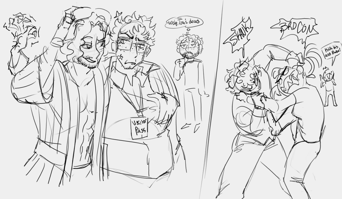 InsainCat's tweet photo. -and people died-- (Tom. It was Tom).
as promised, Stratt, Carl, and Ava.
#thefallguy #starstruck #bloodymary #phm #ironlung #coltlandtwins #yandere #au https://t.co/9AvIBuYO8X