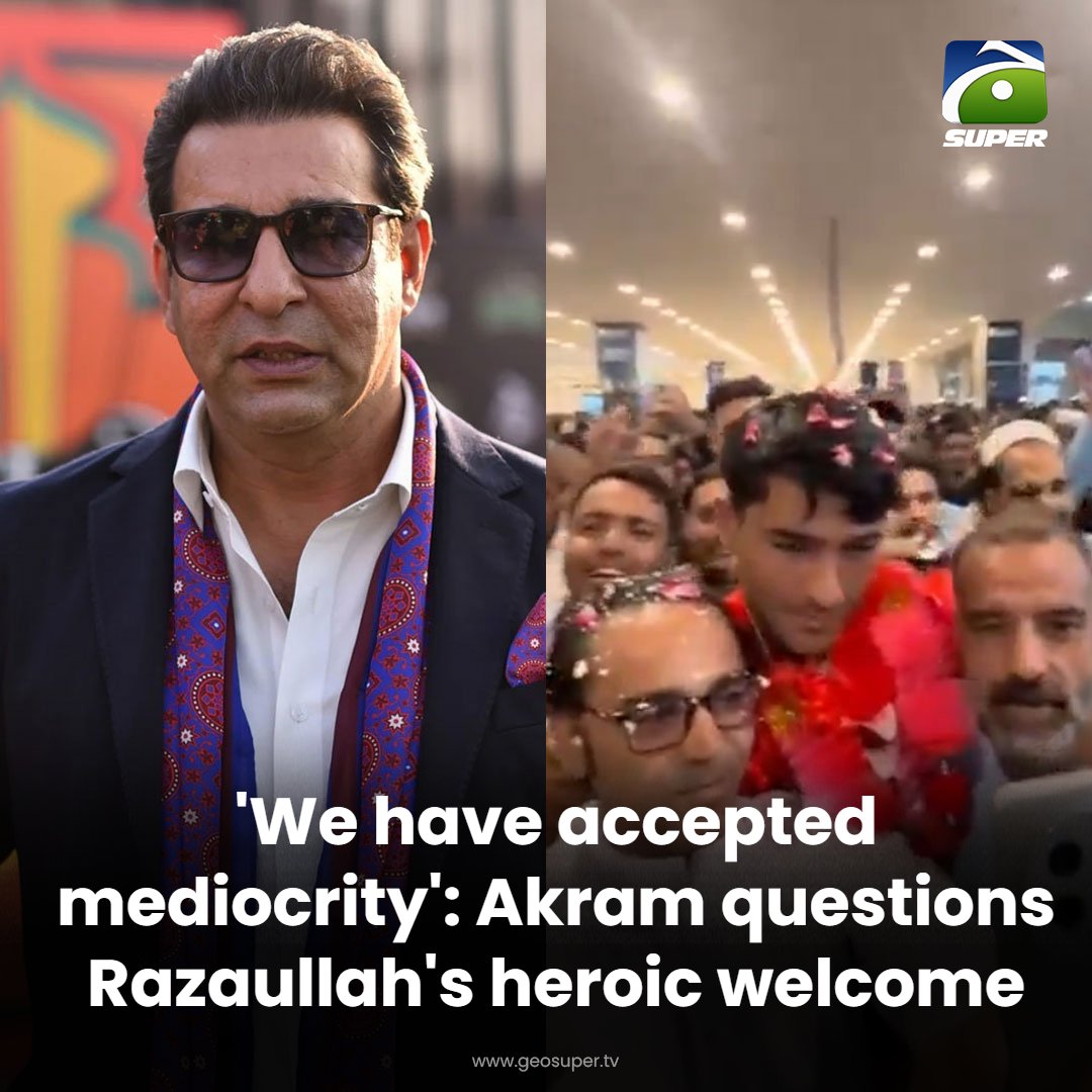 geosupertv's tweet photo. Akram unhappy with the reception! 👀
Read More: https://t.co/tbg2IyA0vQ
#WasimAkram #Razaullah #ENGvPAK https://t.co/XsMdI6rHZk