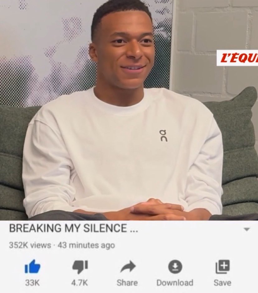 bluebluekm's tweet photo. mbappé in his interview era https://t.co/topmIe6cas