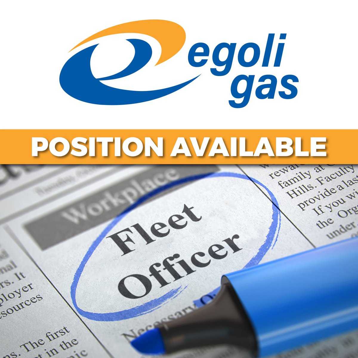 EgoliGas's tweet photo. Job Title: Fleet Officer

Department: Operations Reporting To: Technical Projects Manager
Closing Date: 25 September 2026

For all the Job specifications please view further on our website where you may also send your application https://t.co/etQexbdQxs https://t.co/4HXni8Dg2Z